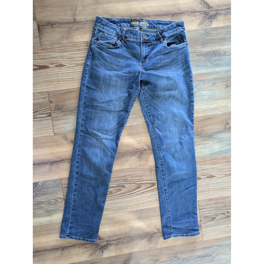 Kut from the Kloth Skinny Mid Rise Medium Wash Denim Jeans 8